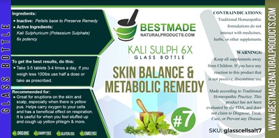 Kali Sulph Dosage And Administration (Kali Sulph Product Label)